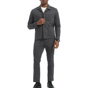 Charcoal 2 Piece Men's Casual Slim Fit Suit